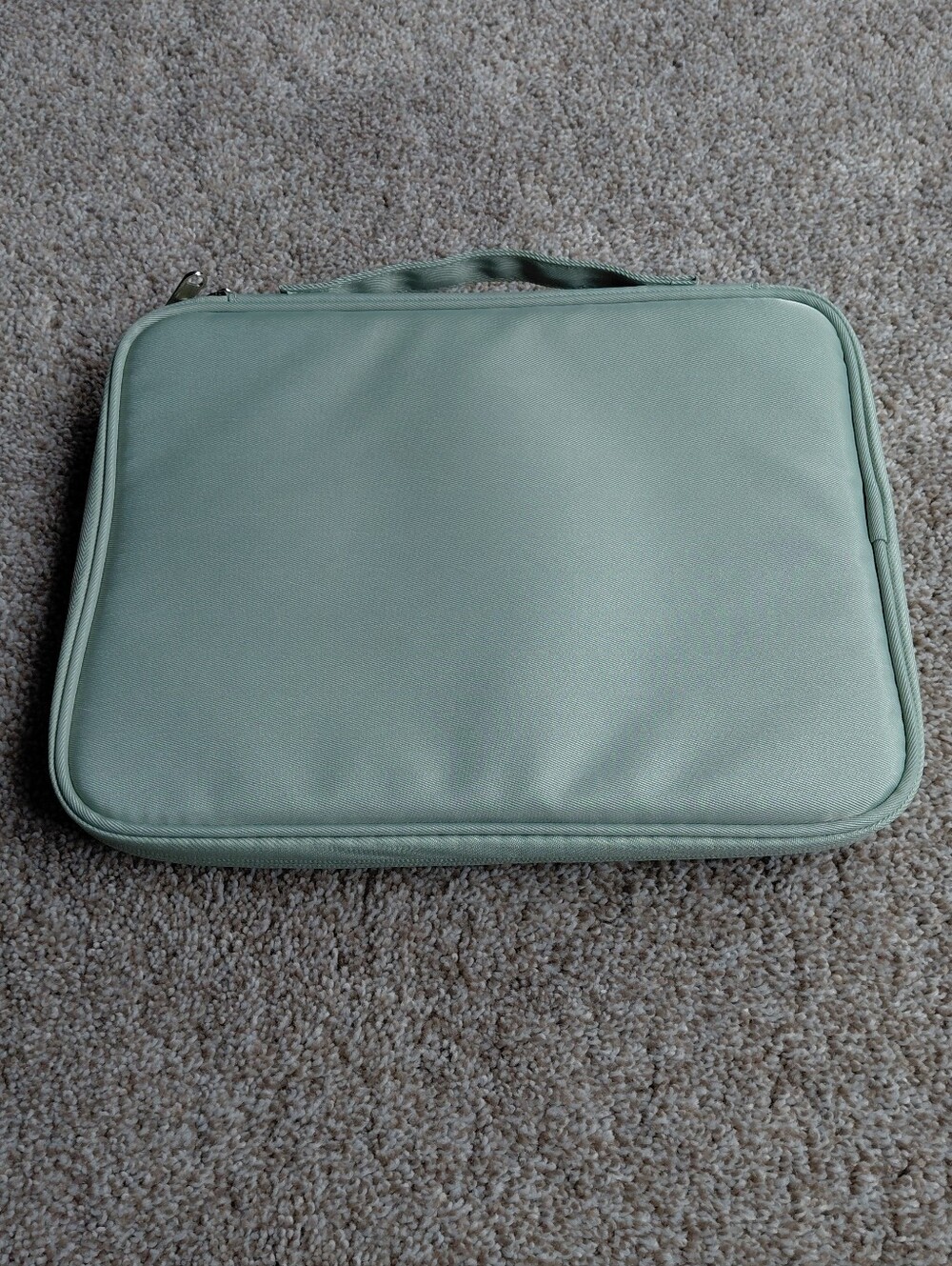 Green Padded Tablet Sleeve Case with Handle